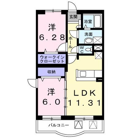 プロムナード　ベルの物件間取画像